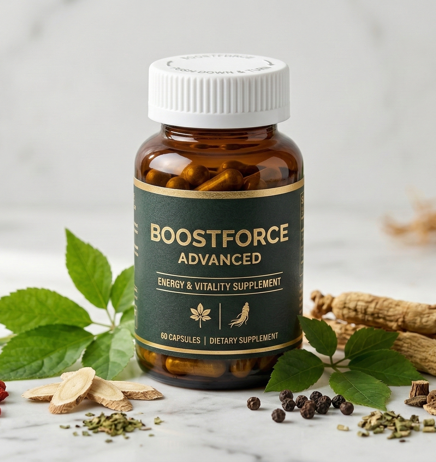 Flacone di BoostForce Advanced integratore alimentare